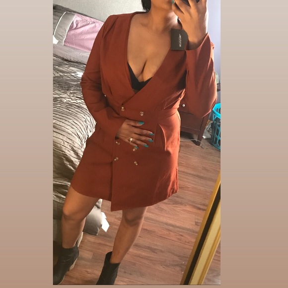 Rust Orange Dress - Picture 5 of 8